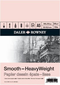 Bloc Heavyweight 14.8x21A5 220g 25 feuilles