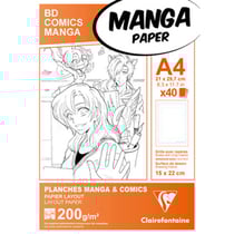 Papier Manga - A4 - 40 feuilles