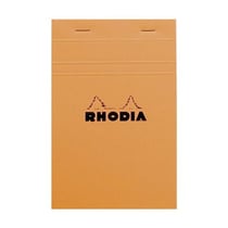 Bloc-notes - 11 x 17 cm - Rhodia - 160 pages petits carreaux - Orange