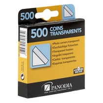 Boîte de 500 coins adhésifs transparents - Panodia