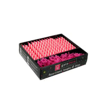 70 bougies dizaine et bobèche - rose - Gatodéco