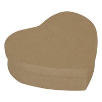 Boîte en carton cœur 10x9x3cm - Créalia