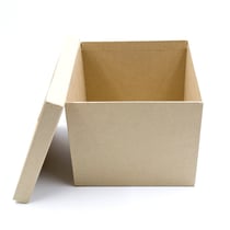 Boîte ronde en carton 29,5 x 15 cm - Créalia - Supports Papier