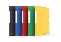 1 boîte de classement A4 - Dos 25 mm - Carton - Coloris assortis - Cultura