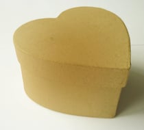 Boite carton coeur 10x9x6 cm