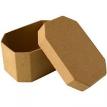 Boîte carton octogonale - 9 x 7 x 5 cm