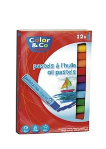 BOITE DE 12 PASTEL HUILE COLOR BOITE DE 12 PASTEL HUILE COLOR CO