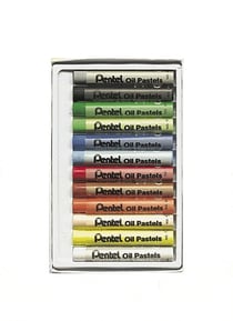 Boite de 12 pastels à l'huile