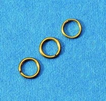 Boite De 60 Anneaux 7Mm Or Boite De 60 Anneaux 7Mm Or