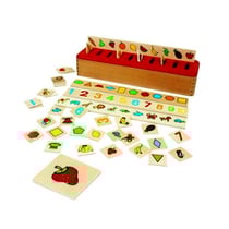 Boîte à formes et tri - Système Montessori