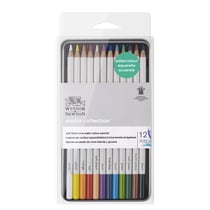 Boîte en métal de 12 crayons aquarelle - Winsor & Newton