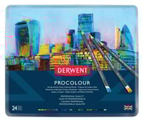 Boîte de 24 crayons de couleurs Procolour Derwent