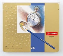 BOITE METAL 24 CRAYONS ORIGINA BOITE METAL 24 CRAYONS ORIGINAL