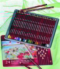 BOITE METAL 24 CRAYONS PASTEL BOITE METAL 24 CRAYONS PASTEL DERWENT