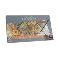 Boîte en métal pour dessin et esquisse 35 pièces - Cretacolor - Ultimo