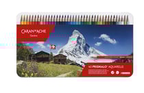 Boîte métal 40 crayons aquarelle PRISMALO® - Caran d'Ache