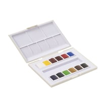 Coffret de voyage Aquarelle 12 demi-godets godets