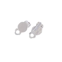 Boucles d'oreilles clips Ø 10 mm Créalia - Argenté