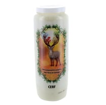 Bougie de neuvaine - Totem cerf