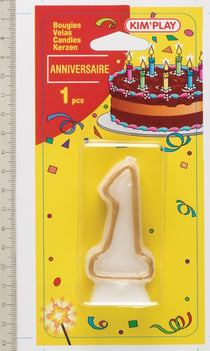 Bougies d'anniversaire avec supports 36 pcs à prix minis sur  !