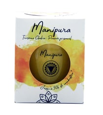 Bougie végétale Chakra - 180g - Manipura jaune
