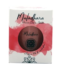 Bougie végétale Chakra - 180g - Lmuladhara rouge