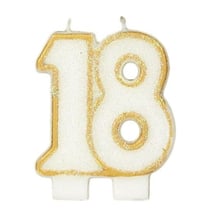 Bougie anniversaire 18 ans - Gatodéco