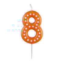 Bougie anniversaire - Chiffre 8