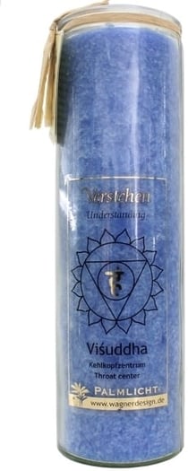 Bougie Chakra Bleu : Vishuddha