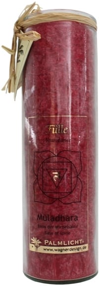Bougie Chakra Rouge : Muladhara