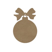 Boule Noeud 15 cm - Support à décorer en médium - Gomille