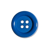 Bouton clown - bleu roi - 38mm