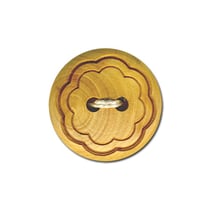 Bouton marguerite  - bois - 18mm