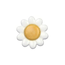 Bouton marguerite - jaune - 15mm