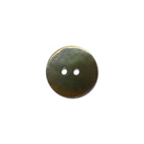 Bouton nacre - kaki - 18mm