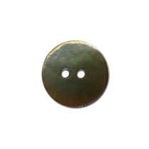 Bouton nacre - kaki - 22mm
