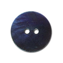 Bouton nacre - marine - 18mm