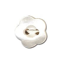 Bouton violette - blanc - 10mm