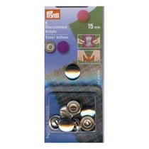 5 boutons à recouvrir - 15mm