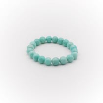 Bracelet en perles Amazonite du Pérou 10mm