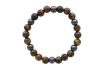 Bracelet magnétique - Oeil de tigre