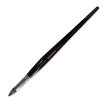 Brosse - Imitation poil de mangouste extra-fin rond 20