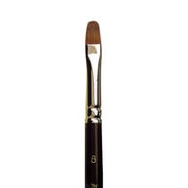 Brosse martre usé bombée n°8