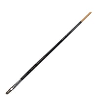 Brosse synthétique Mangouste plate usée bombée Raphaël - n°12