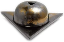 Brûleur «L'étoile » pour papier d'Arménie - Gris métallique