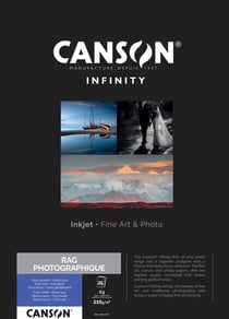 25 feuilles Rag Photo - A3 - 210G - Canson Infinity