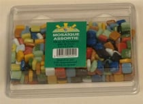 Mosaique en pâte de verre Mat Assortiment 500g