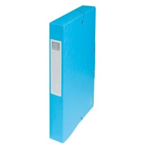 Boîte de classement A4 - Exabox - Dos 40 mm - Carton - Exacompta - Bleu clair