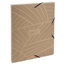 1 boîte de classement A4 - Eterneco - Dos 25 mm - Carton - Exacompta - Motifs assortis