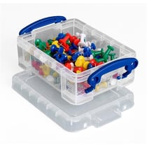 Boîte en plastique blanc transparent de 0.2 L